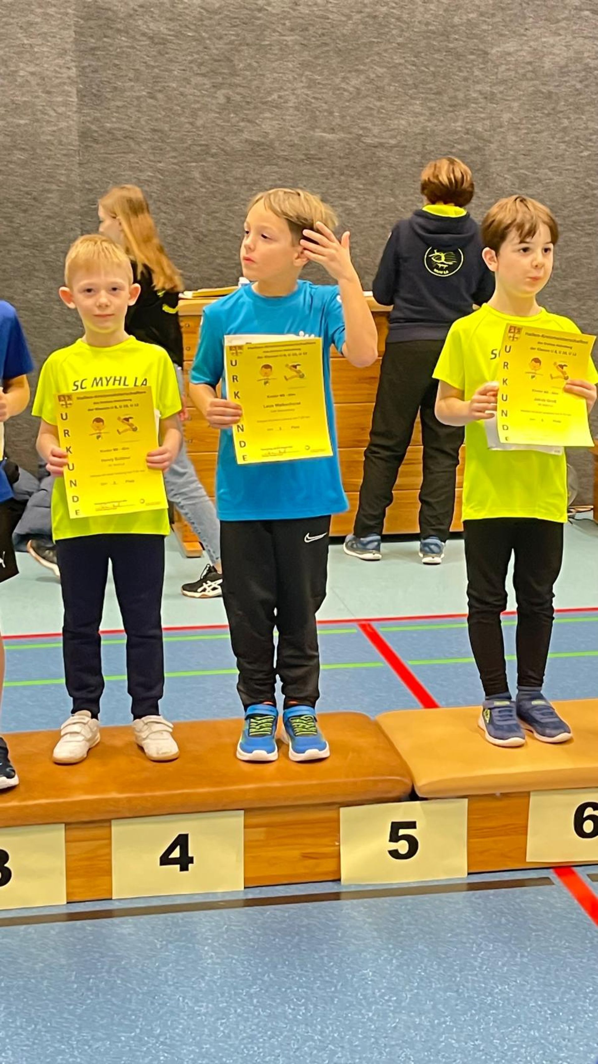 Hallenkreismeisterschaften und Hallenregionsmeisterschaften in Wassenberg am 7. und 8.Februar 2025